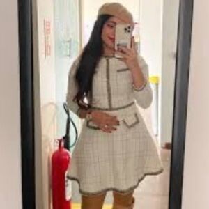 Tweed Classic Old Money Dress